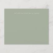 Feuille d'olive tournesols Mariage rustique (Dos)
