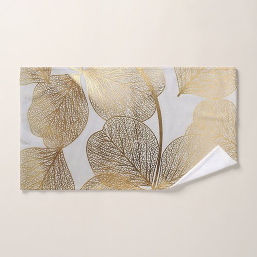 "Feuille d'or"  (Serviette à main)