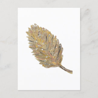 Feuille d'or -1 Carte postale