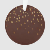 Feuille d'or d'automne/motif de Pinecone (devant)