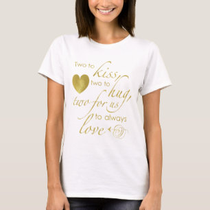 Feuille d'or de maternité de T-shirt de jumeaux