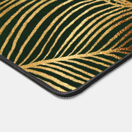 Feuille d'or Forêt verte Élégant Motif (Coin)