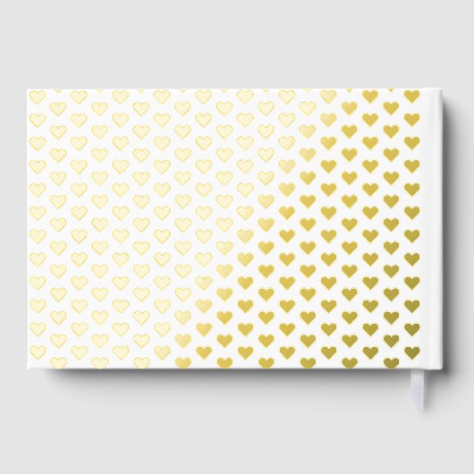 Feuille d'or M. et M. typographie blanc mariage ga (Verso)