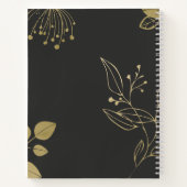 Feuille d'or personnalisée Journal de ratitude du  (Dos)