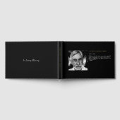 Feuille d'or photo citation célébration funéraire  (Complet)