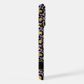 Feuille d'Or sur Imprimé Léopard Violet Monogrammé (Côté droit)