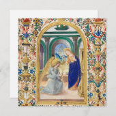 Feuille d'un livre d'heures Carte de vacances (Devant / Derrière)