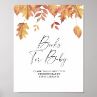 Feuille en chute - livres pour bébé poster