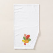 Feuille et Citrouille (Serviette à main)