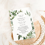 Feuille et Eucalyptus Rustic Mariage programme de<br><div class="desc">Guidez vos invités avec l'ordre de votre cérémonie avec de beaux Feuilles de cérémonie Mariages et Eucalyptus Rustic Programmes.</div>