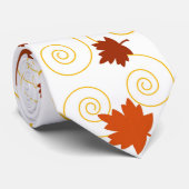 Feuille et spirale - cravate (Roulé)