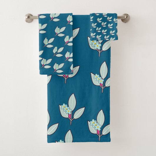 Feuille Florale Sarcelle (En situation)
