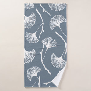 Feuille Ginkgo biloba motif transparent