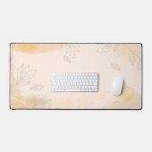 Feuille Gold Tropical Personnalisable Abstrait (Clavier et souris)