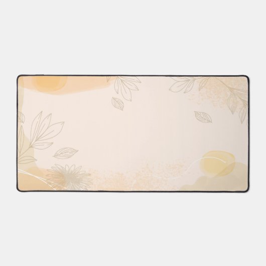 Feuille Gold Tropical Personnalisable Abstrait (Recto)