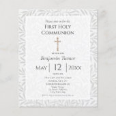 Feuille grise | Invitation au budget de la premièr (Devant)