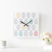 Feuille ! - Horloge suédoise scandinave de style (Maison)