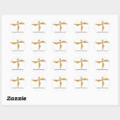 Feuille JFD de Stickers Rond (Feuille)