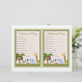 Feuille Jungle Pals/Safari "Wives for Baby" (Debout devant)