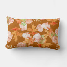 Feuille Lumbar Coussin en chute