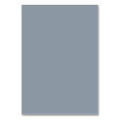 Feuille minimale | Numéro de table bleu Dusty (Dos)