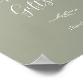 Feuille minimale | Poster des cartes et des cadeau (Coin)