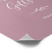 Feuille minimale | Poster des cartes et des cadeau (Coin)