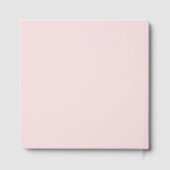 Feuille moderne simple Blush Pink Mariage Or (Verso)