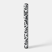 Feuille Motif Damask Noir (Sur mesure) (Côté gauche)