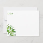 Feuille Palm manuscrit Modèle Floral (Devant)