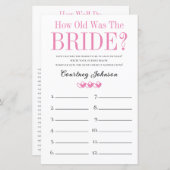 Feuille papier 2 en 1 Jeux de Fêtes des mariées (Devant / Derrière)