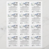 Feuille papier 3x4 avec petit Carré (Devant)