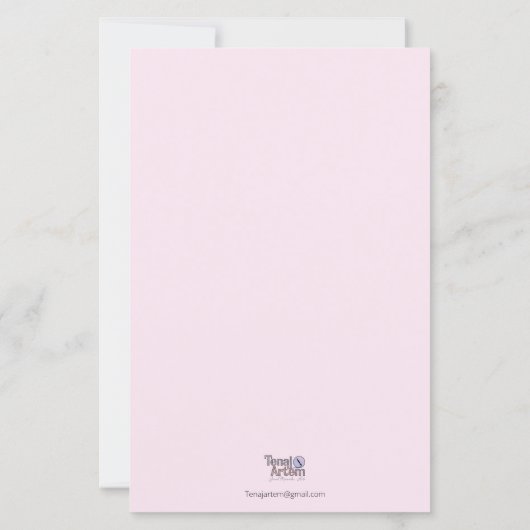 Feuille papier à lettres (Dos)