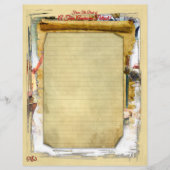 Feuille papier American Patriot stationnaire 8,5x1 (Devant)