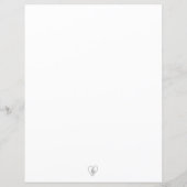 Feuille papier bleu non doublée à deux lignes (Dos)