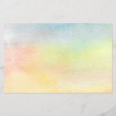 Feuille papier couleur tournesol aquarelle (Dos)