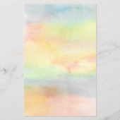 Feuille papier d'aquarelle de tournesol (Dos)