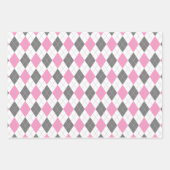 Feuille papier d'emballage couleur motif Jacquard (Devant)