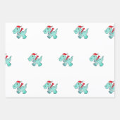 Feuille papier d'emballage Ensemble Dinosaure à Sa (Devant 2)