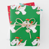 Feuille papier d'emballage Ensemble Dinosaure à Sa (En situation)