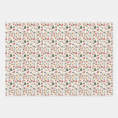 Feuille papier d'emballage Ensemble moderne Noël P (Devant)