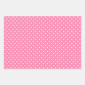 Feuille papier d'emballage pois (Devant)
