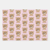 Feuille papier d'enveloppement de Baby shower Moti (Devant 2)