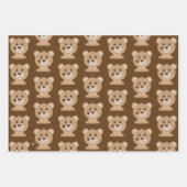 Feuille papier d'enveloppement de Baby shower Moti (Devant)