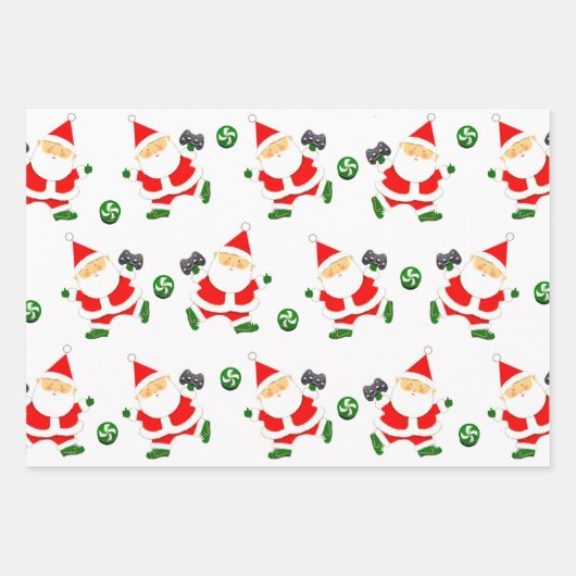 Feuille papier d'enveloppement de cadeaux du joueu (Devant 3)