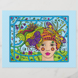 Feuille papier Luck_Flat 11 po x 8,5 po
