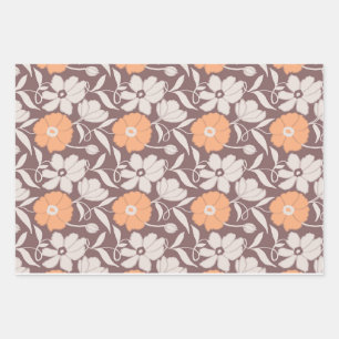 Feuille papier Motif Bouquet de jardin