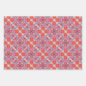 Feuille papier Motif d'enveloppement d'art populai (Devant 3)