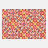 Feuille papier Motif d'enveloppement d'art populai (Devant)