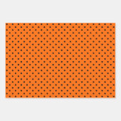 Feuille papier Motif orange/noir (Devant 2)